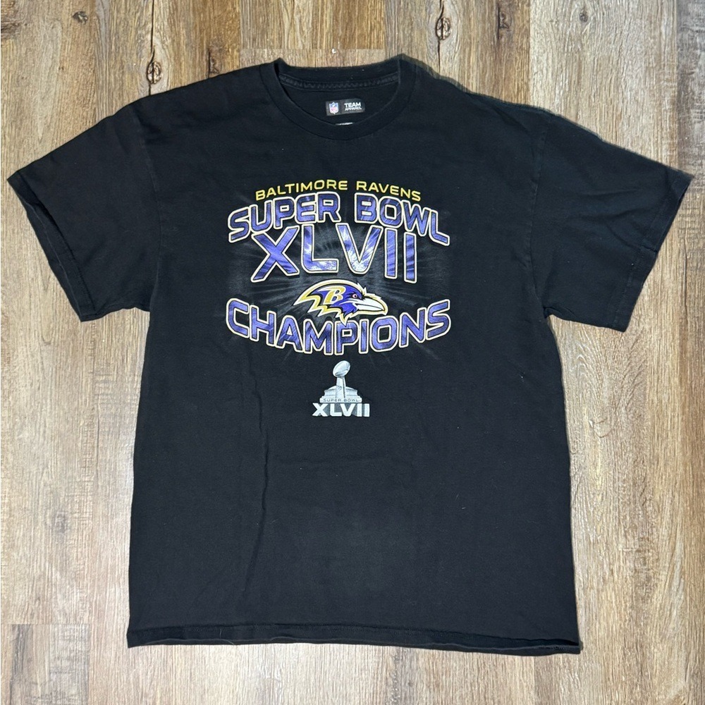NFL Baltimore Ravens 2013 Super bowl‎ Champs T shirt